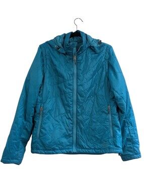 REI Teal Blue Puffer Zip Sleeve Polyester Fill Jacket